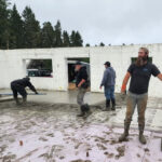 Concrete pouring